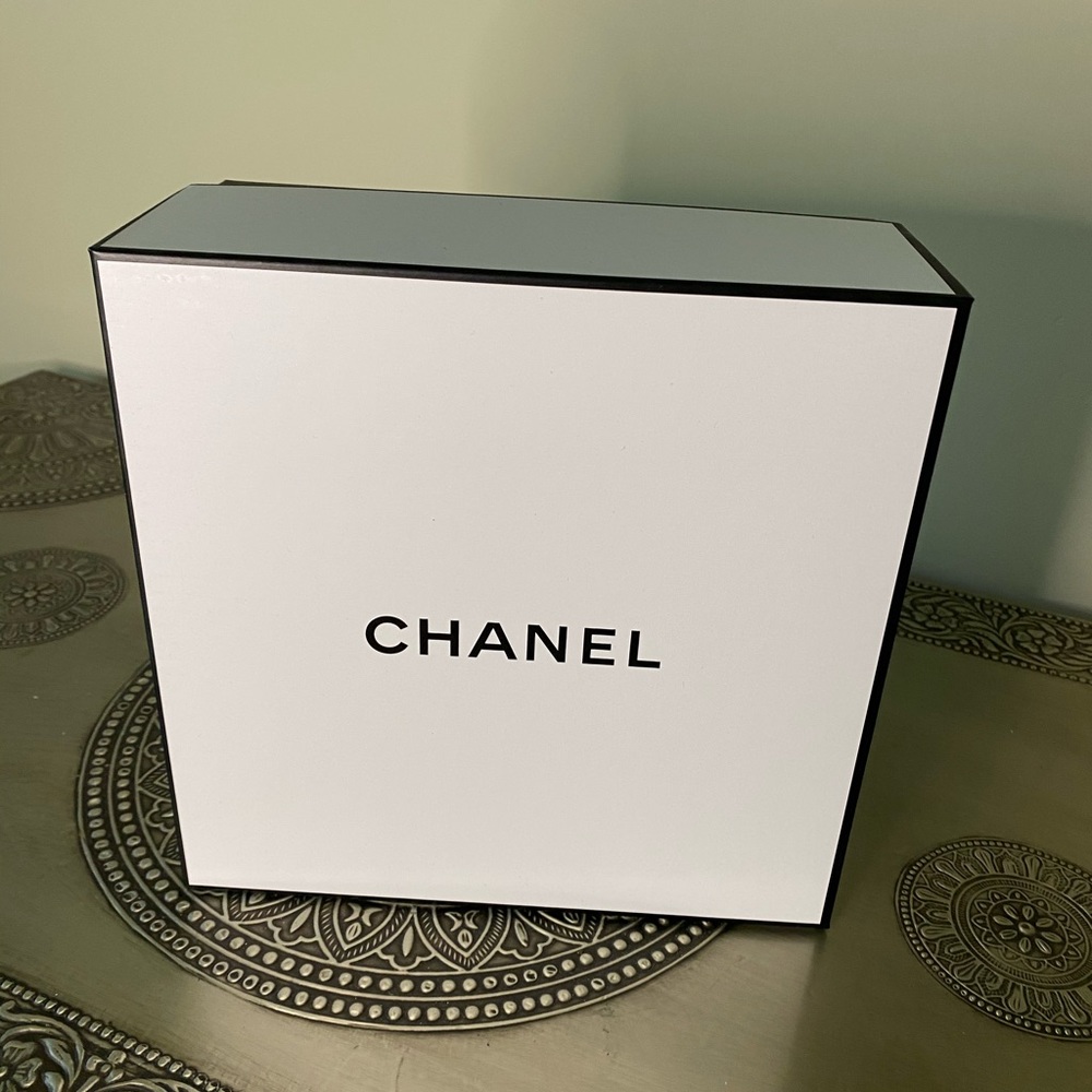Authentic Chanel black and white box